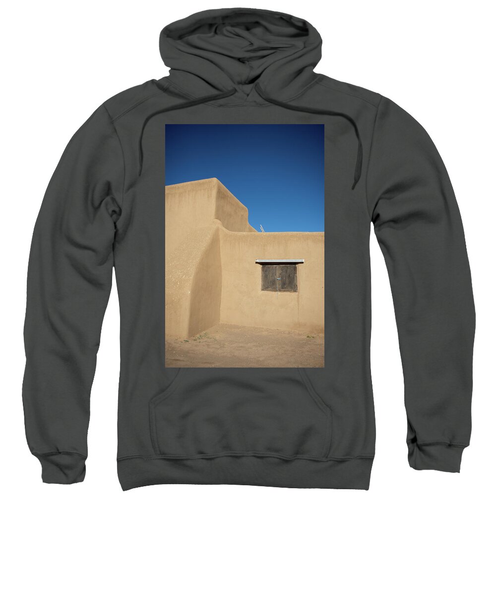 Pueblo Sweatshirt featuring the photograph Taos Adobe by Jennifer Kane Webb