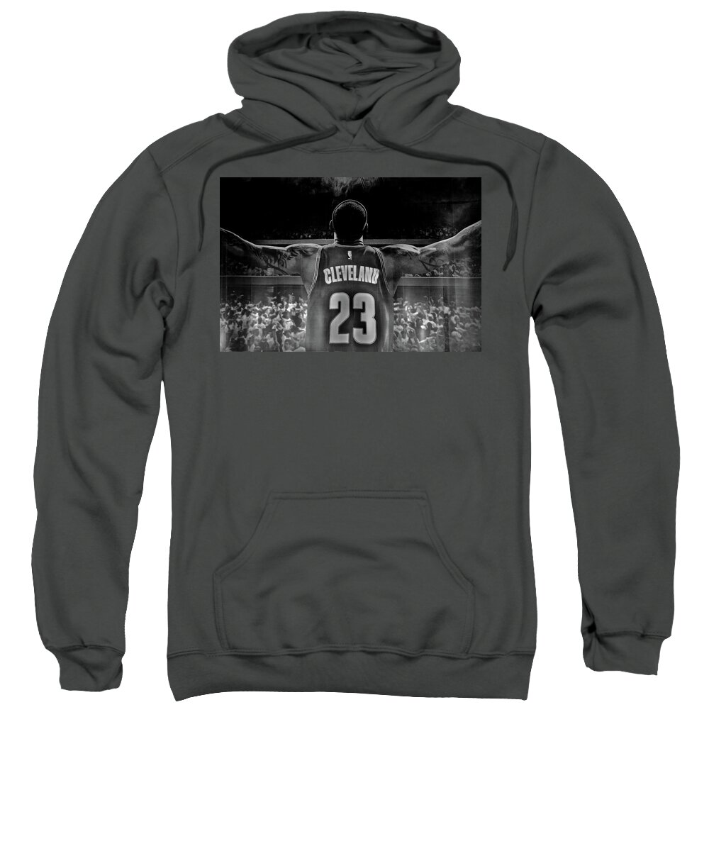 Lebron Sweatshirt featuring the photograph Thanks Lebron by Frozen in Time Fine Art Photography