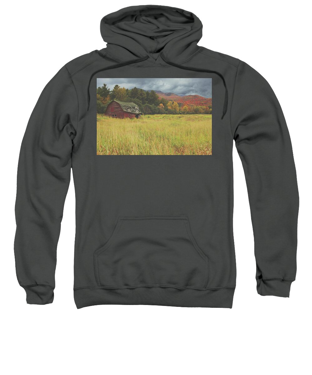 Fall Sweatshirt featuring the photograph The Barn by Carrie Ann Grippo-Pike