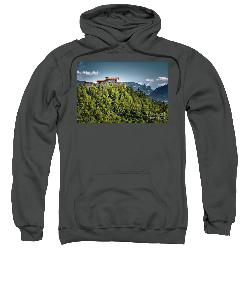 Hill Sweatshirt featuring the photograph The castle above the hill by The P
