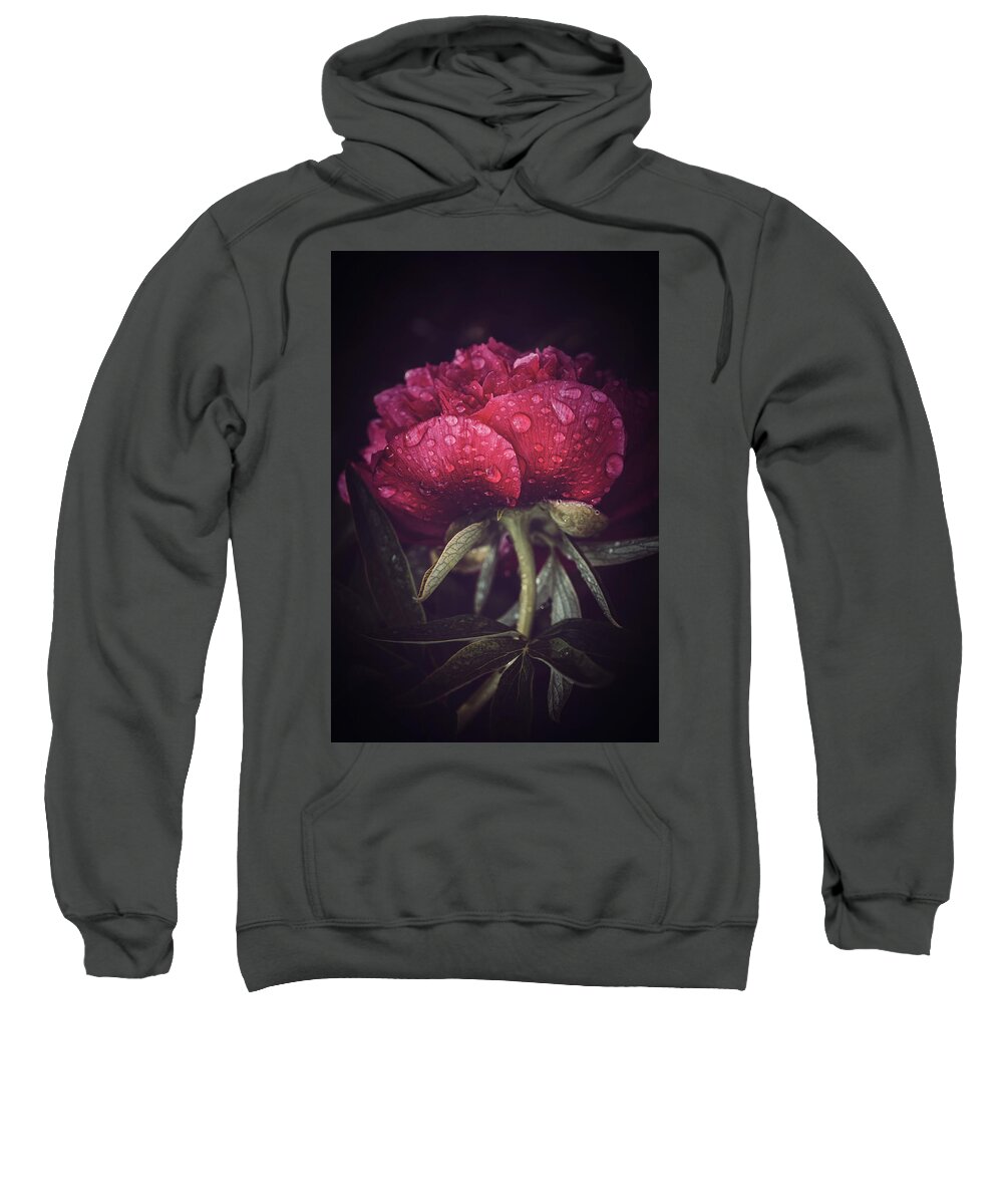 Peony Sweatshirt featuring the photograph The flood is Pink by Philippe Sainte-Laudy