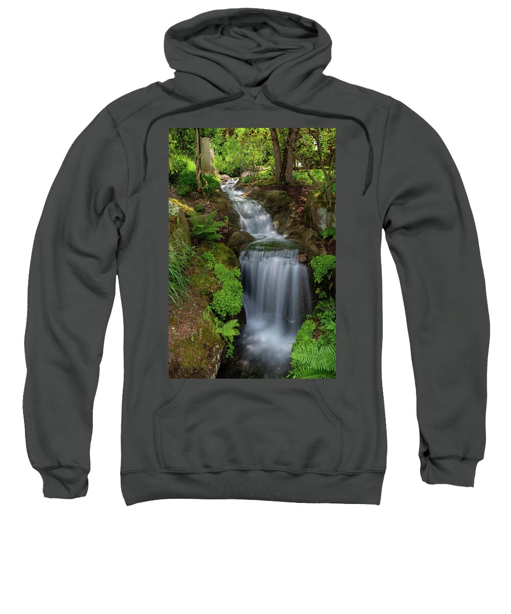 Garden Sweatshirt featuring the photograph The Garden by Arthur Oleary