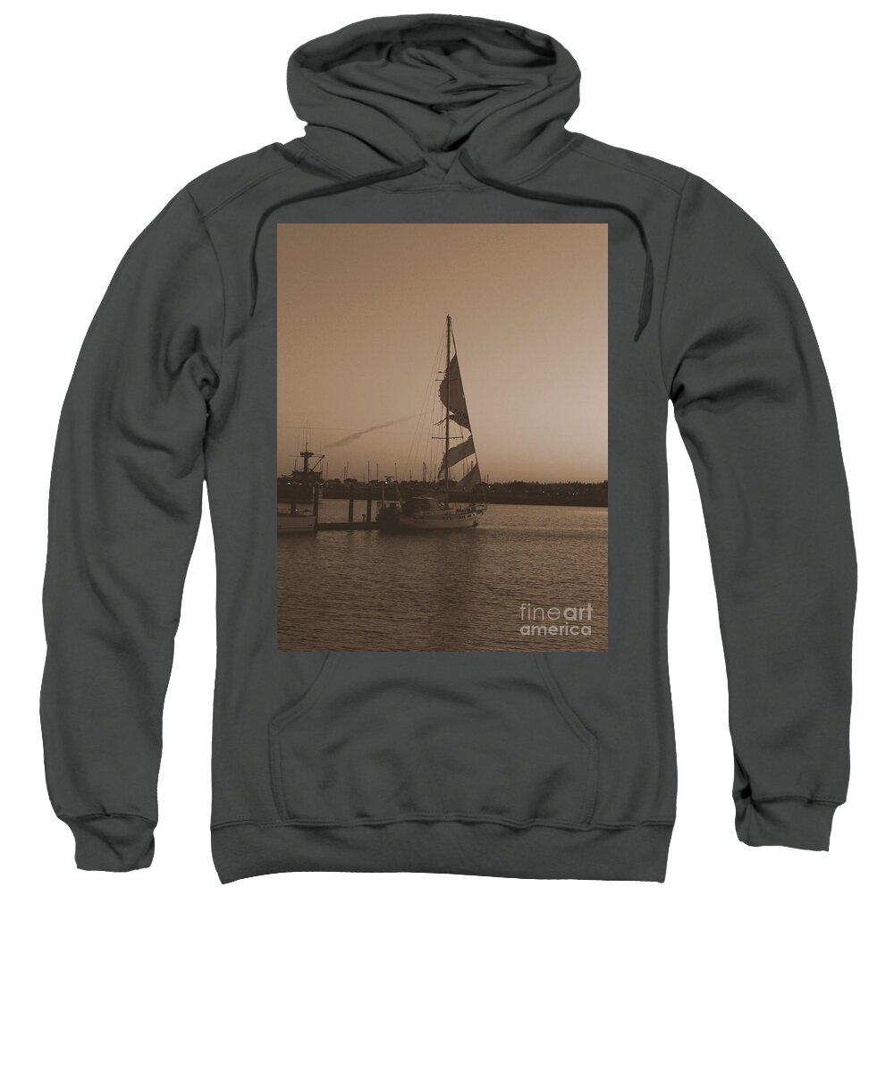Boat Sweatshirt featuring the photograph The Last Voyage by Marie Neder