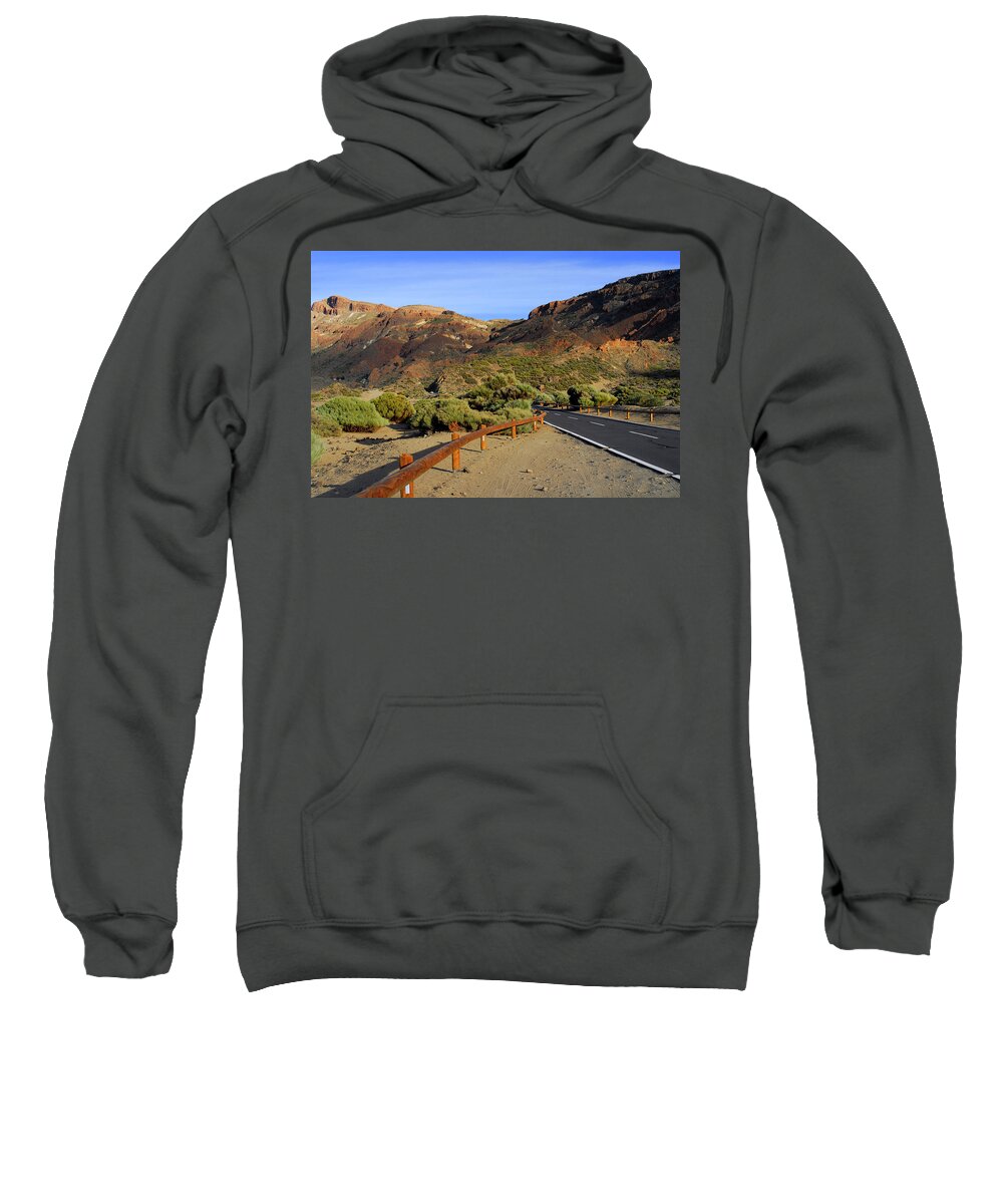 Big Sweatshirt featuring the photograph The mountains in Tenerife, Canary Island,Spain by Severija Kirilovaite
