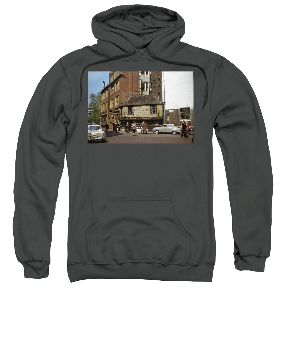Charles Dickens Sweatshirt featuring the photograph The Old Curiosity Shop 1957 by Jeremy Butler