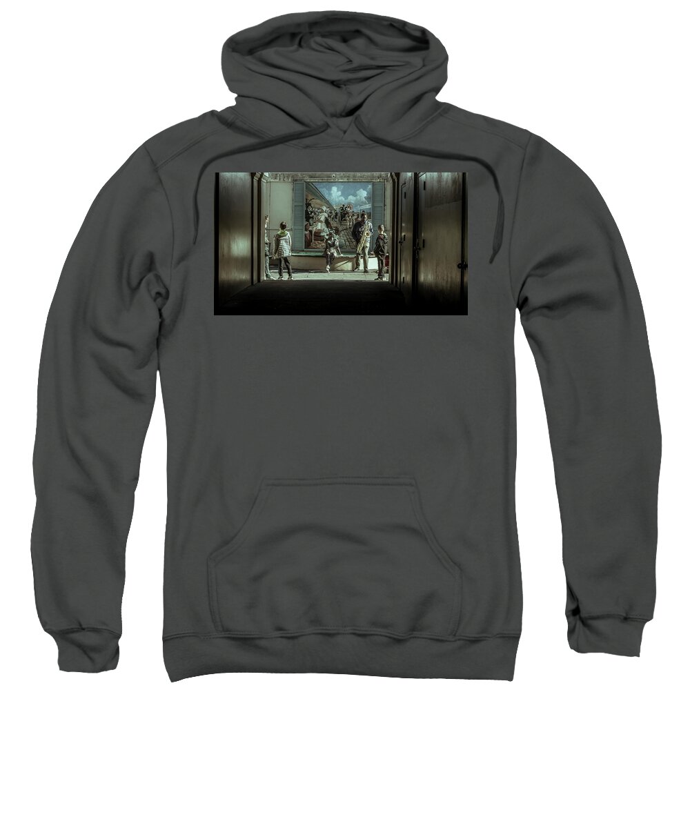 Published Sweatshirt featuring the photograph The Sreets Of New Orleans I by Enrique Pelaez
