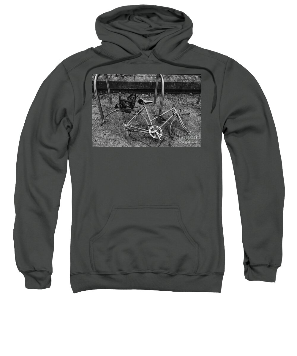  Urban Cannibal Sweatshirt featuring the photograph The Urban Bike Cannibal by Pics By Tony