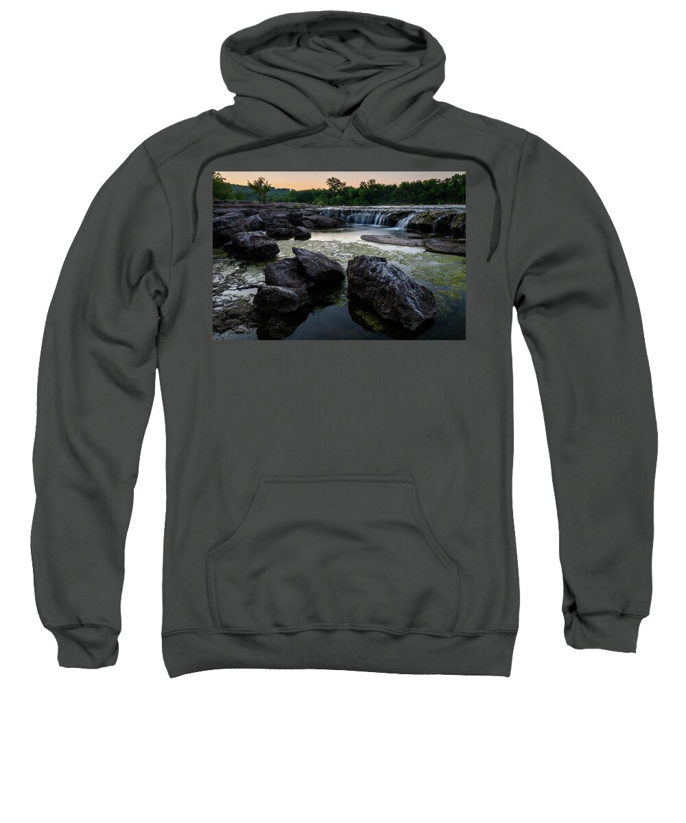 Dfw Sweatshirt featuring the photograph The Watering Hole by Michael Scott