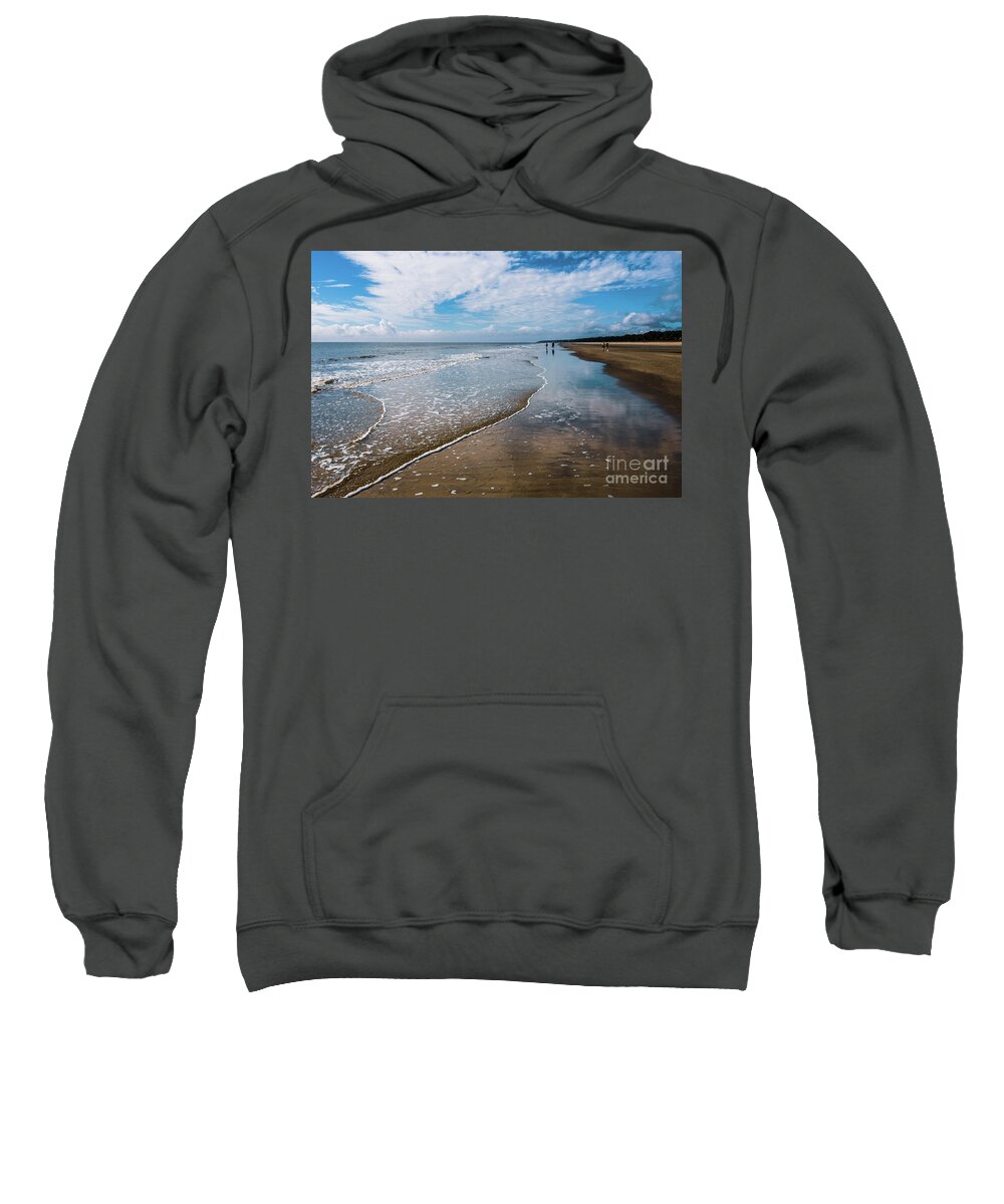 Hilton Head Sweatshirt featuring the photograph Tide Turning Hilton Head by Thomas Marchessault