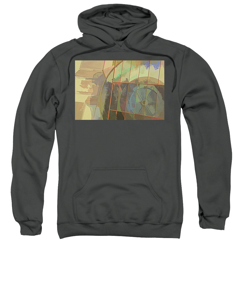 Old Door Sweatshirt featuring the digital art Times Love 1 by Steve Ladner