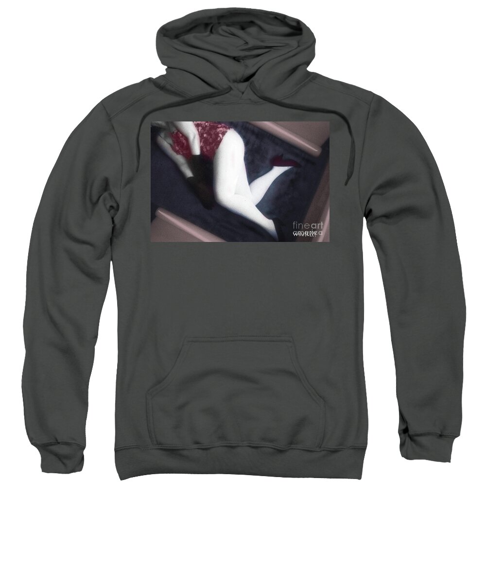 Tinted Bw Sweatshirt featuring the digital art Tinted BW by Bob Winberry