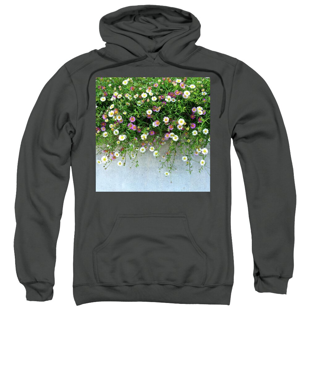  Sweatshirt featuring the photograph Tiny Flowers by Julie Gebhardt