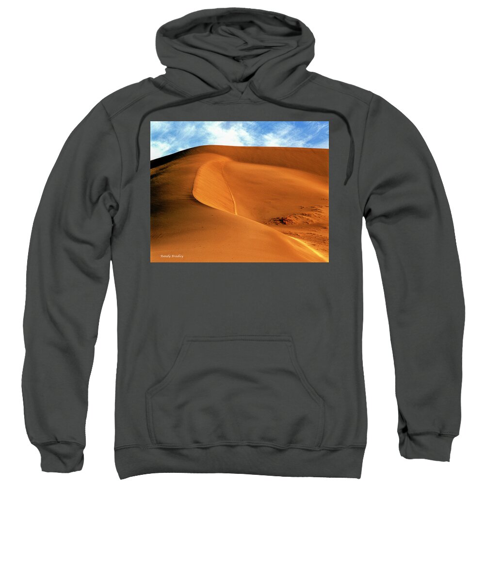 Usa Sweatshirt featuring the photograph Tonopah Sand Dune by Randy Bradley