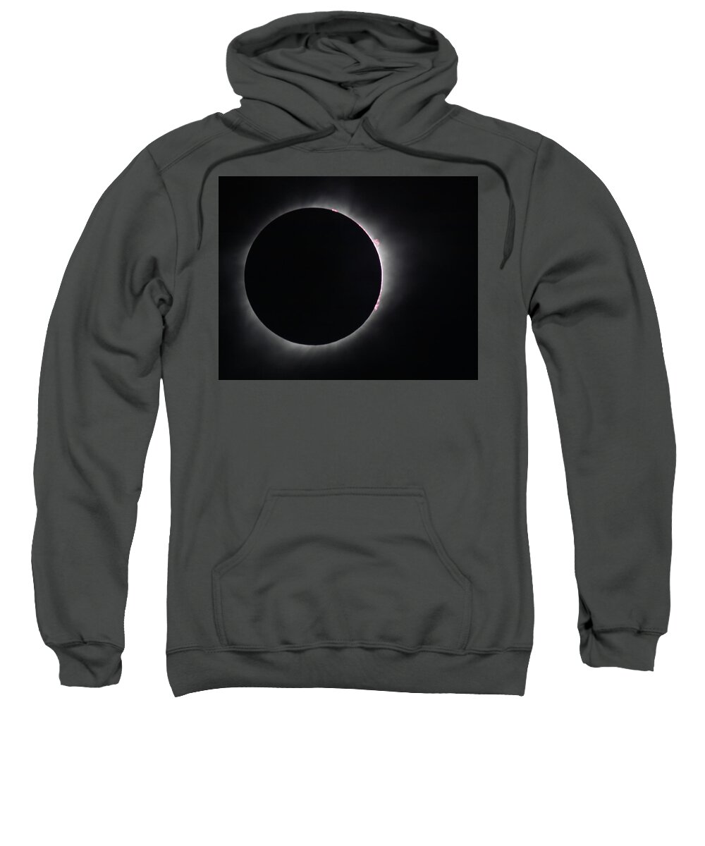 2017 Sweatshirt featuring the photograph Totality by Gerri Bigler