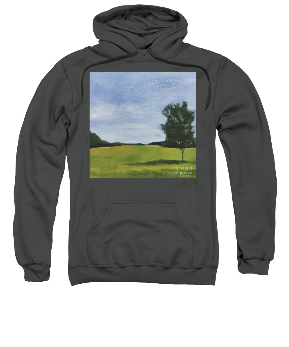 Original Sweatshirt featuring the painting Tree II by Lisa Dionne
