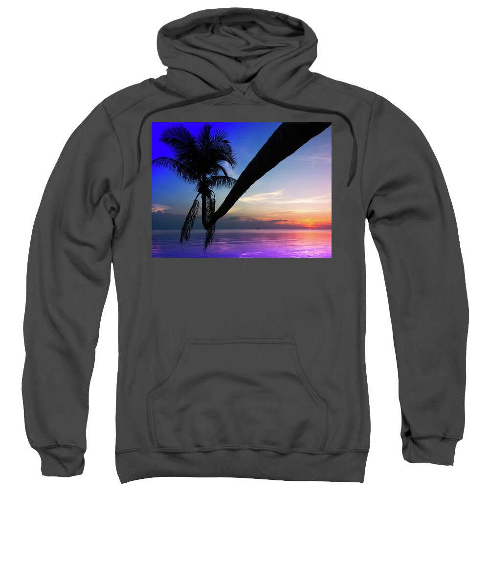 Palm Tree Sweatshirt featuring the photograph Tripper Palme by Josu Ozkaritz