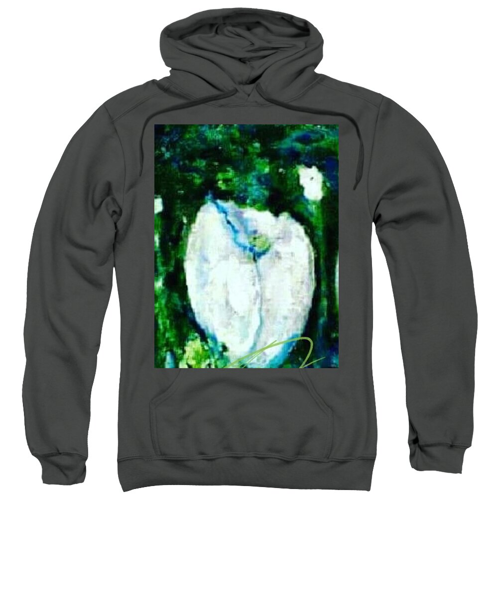Tulips Sweatshirt featuring the painting Tulips by Julie TuckerDemps