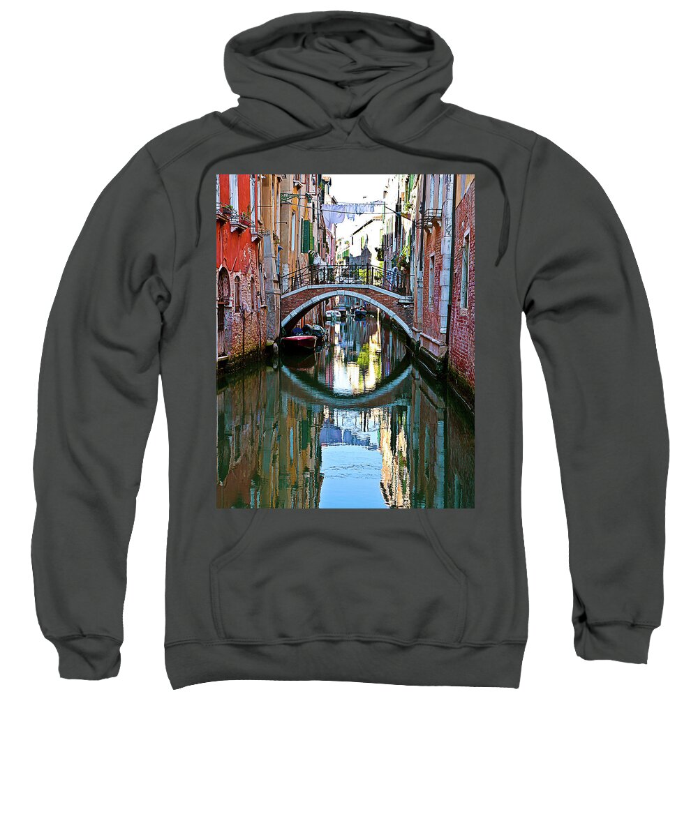 Venice Sweatshirt featuring the photograph Venice, Italy by David Morehead