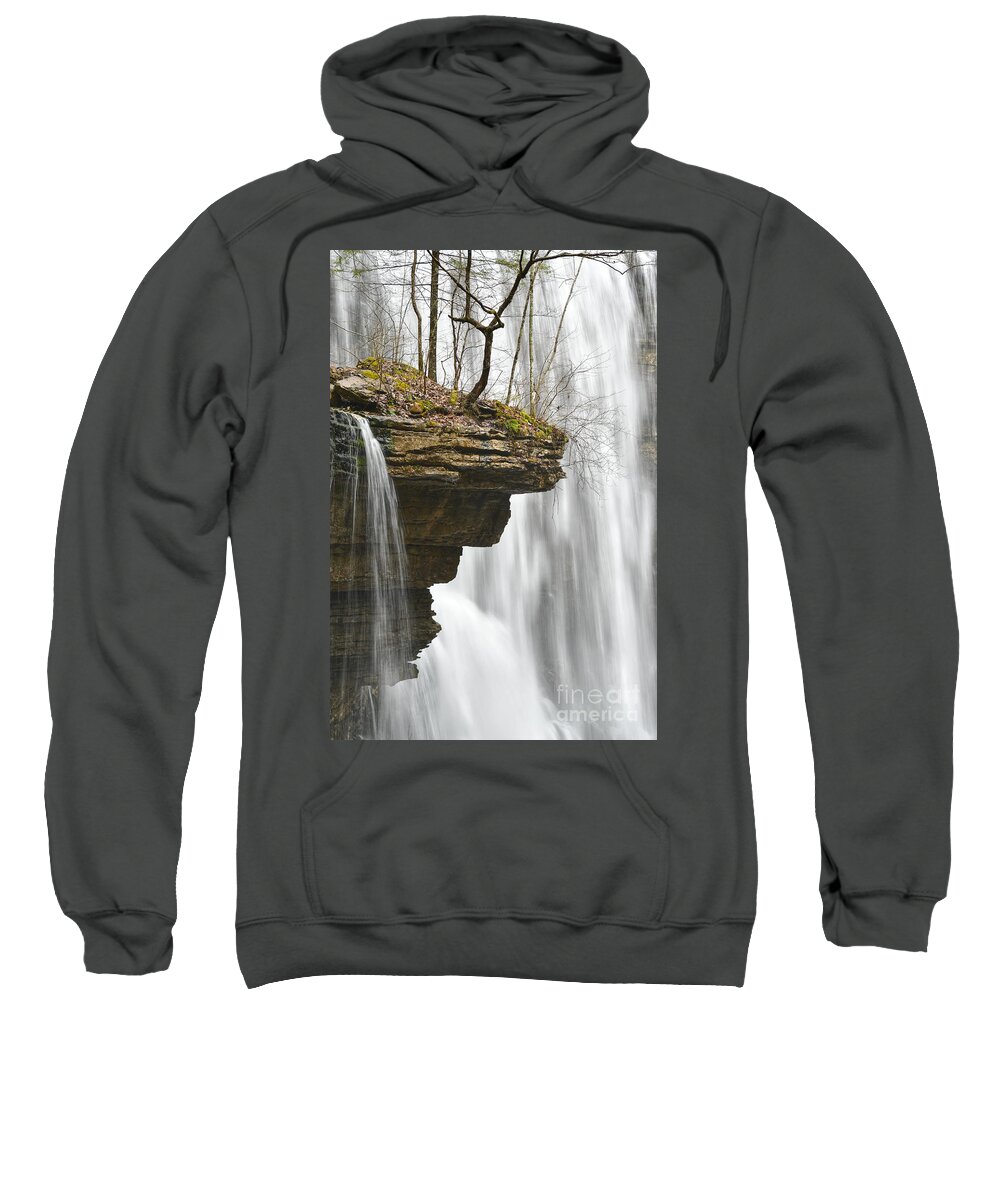 Virgin Falls Sweatshirt featuring the photograph Virgin Falls 6 by Phil Perkins