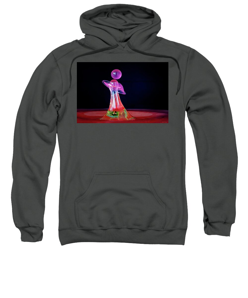 Angel Sweatshirt featuring the photograph Water Angel by Michael McKenney