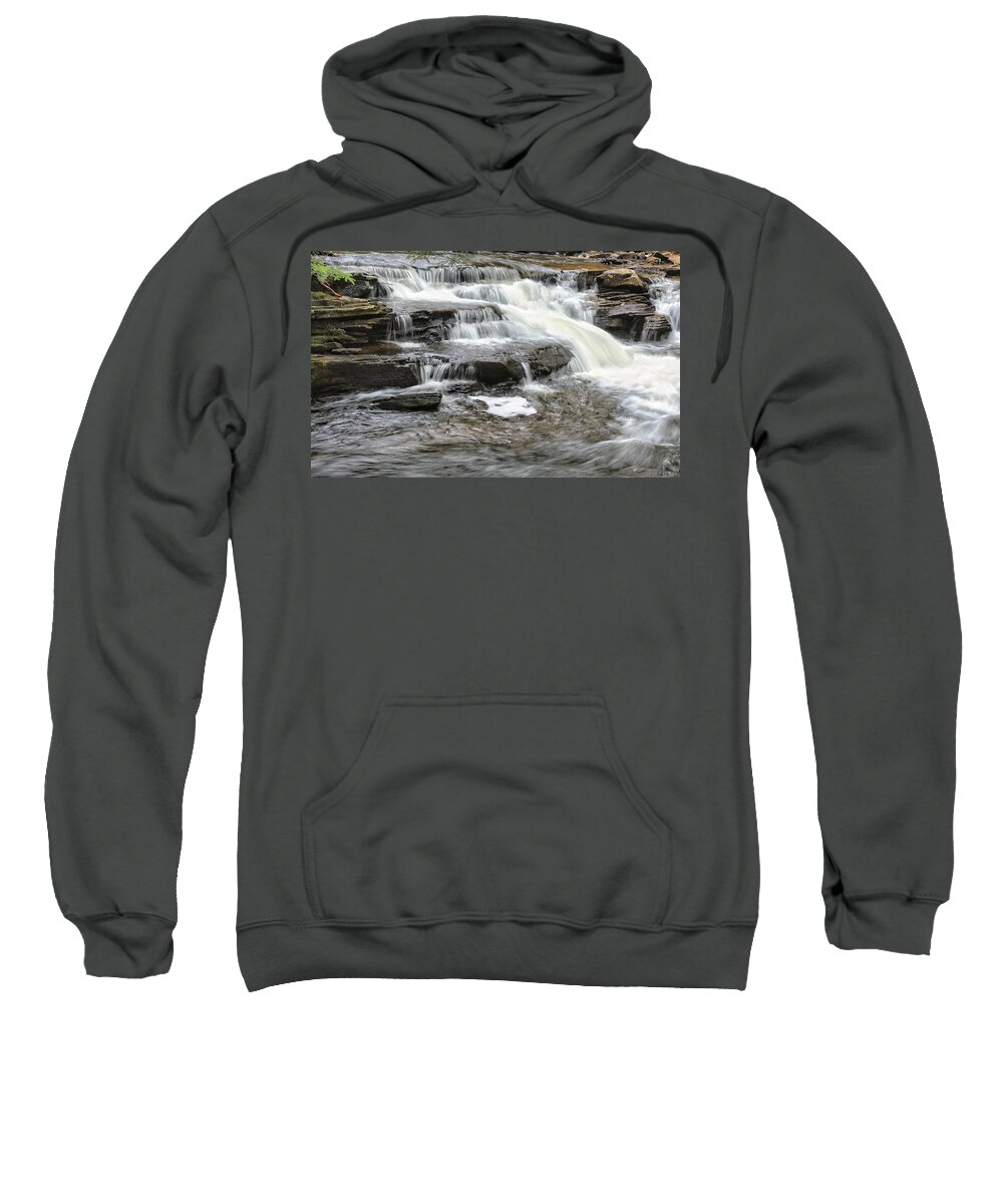 Nature Sweatshirt featuring the photograph Water Must Fall by Scott Burd