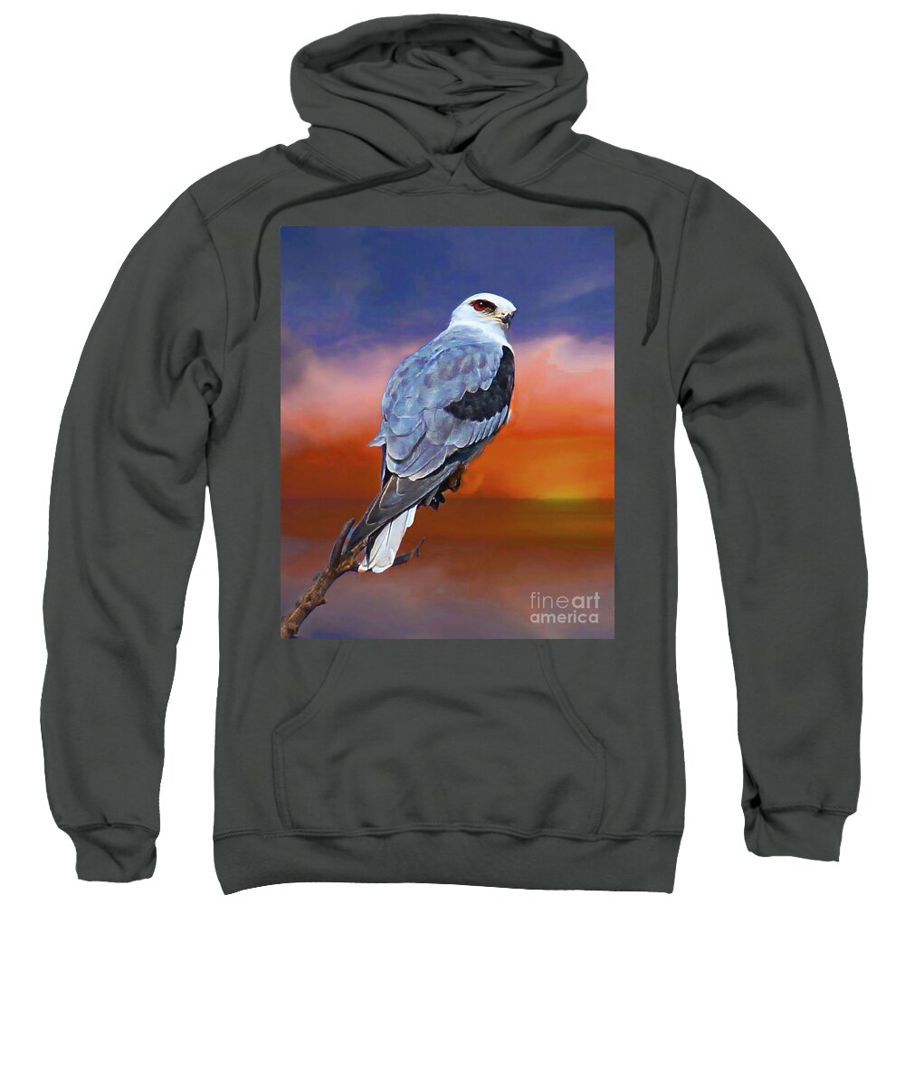 Eagle Sweatshirt featuring the photograph Wild Eagle by John Kolenberg
