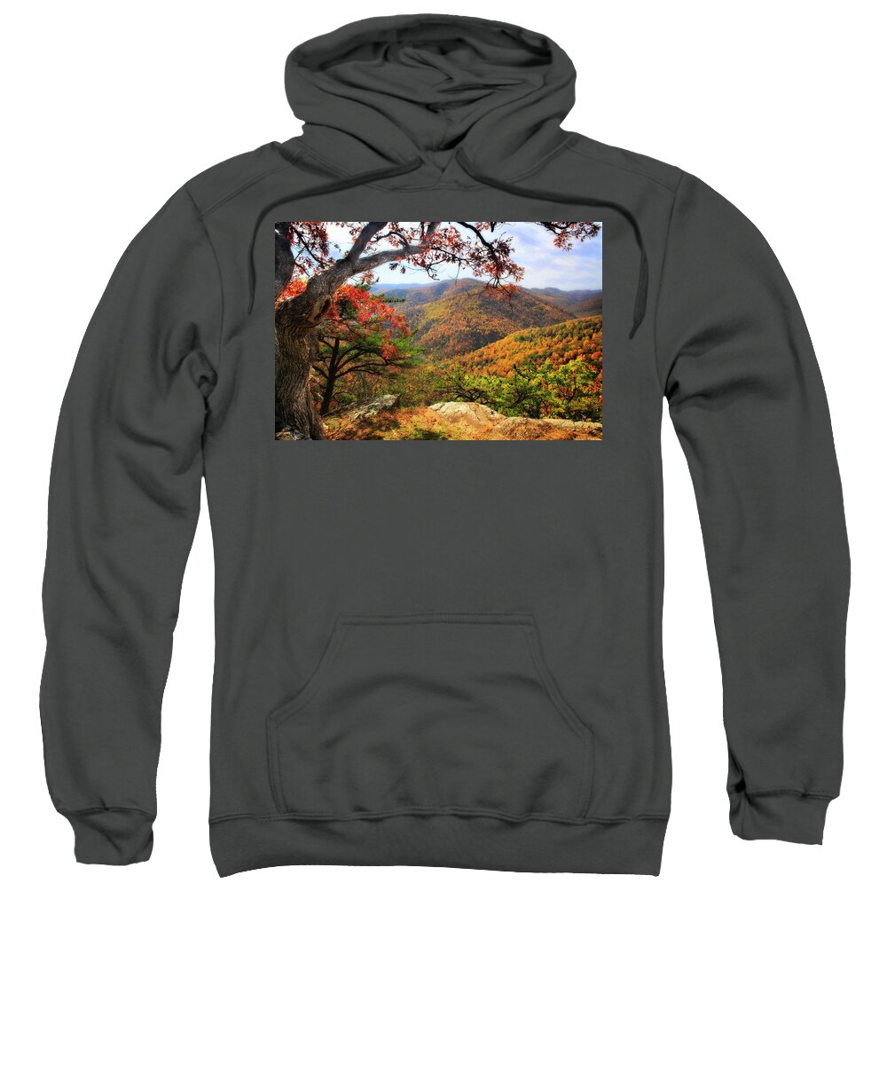 Photo Sweatshirt featuring the photograph Wildcat Ridge -3 by Alan Hausenflock