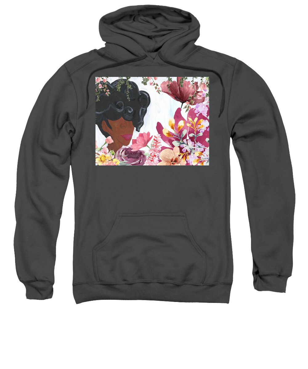  Sweatshirt featuring the painting Milk and Honey by Francis Brown