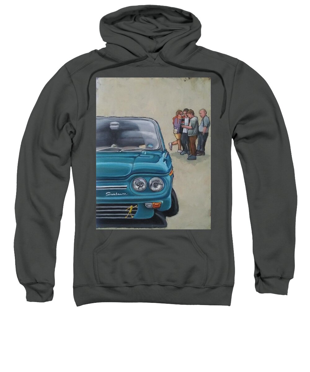 Car Sweatshirt featuring the painting You Are My Sunbeam by Jean Cormier