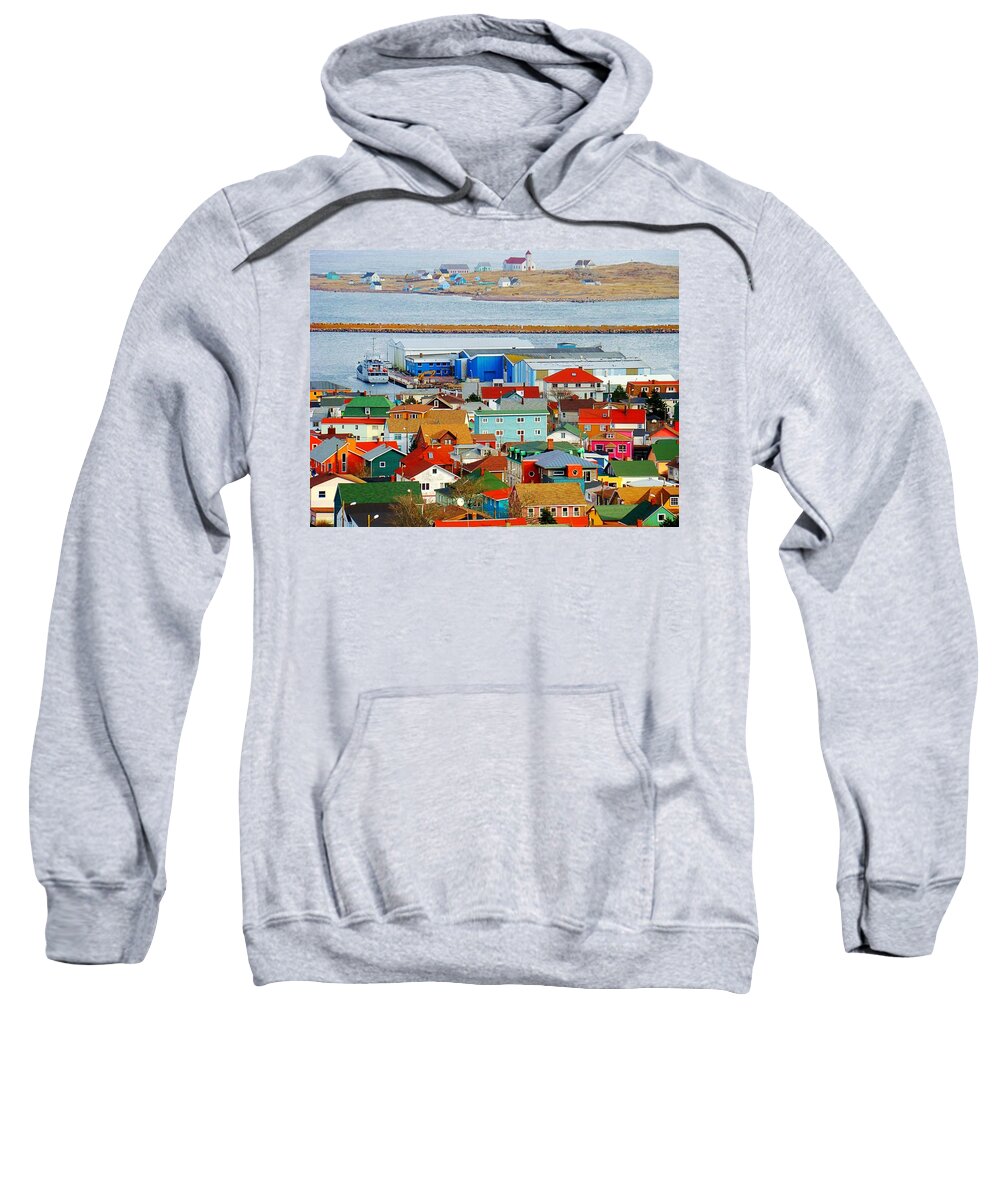  Saint-pierre-et-miquelon Sweatshirt featuring the photograph Saint Pierre et Miquelon by Zinvolle Art