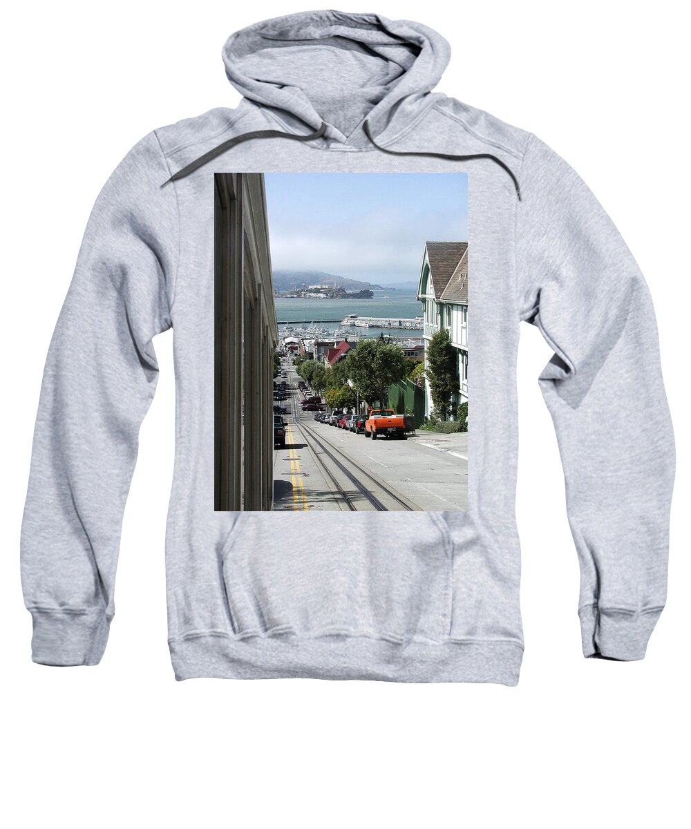 Cable Sweatshirt featuring the photograph Cable Car Ride #1 by Steve Ondrus