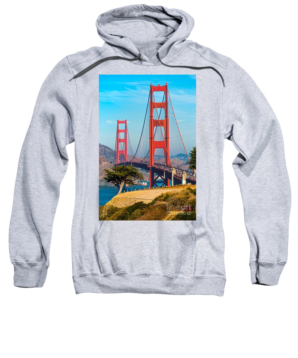 Francisco Sweatshirt featuring the photograph Golden Gate - San Francisco #1 by Luciano Mortula