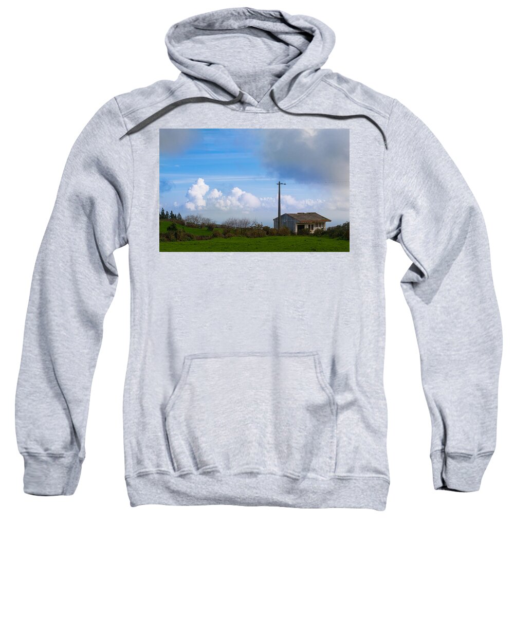 Art Sweatshirt featuring the photograph House at end of the World #1 by Joseph Amaral