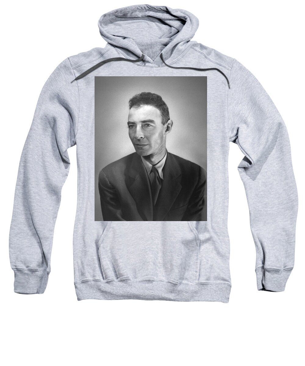 Science Sweatshirt featuring the photograph J. Robert Oppenheimer, American #1 by Science Source