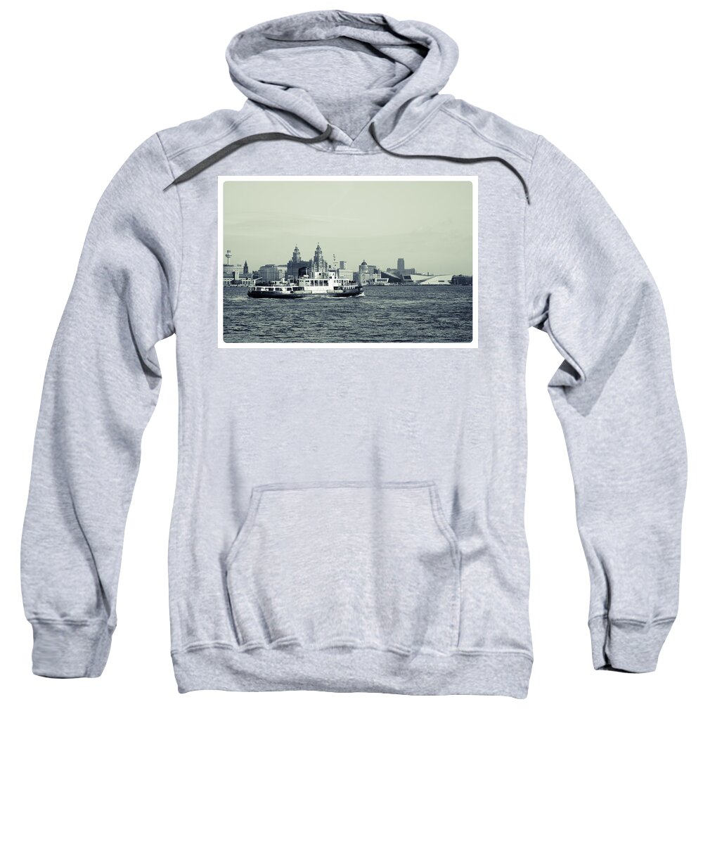 Liverpool Museum Sweatshirt featuring the photograph Mersey Ferry by Spikey Mouse Photography