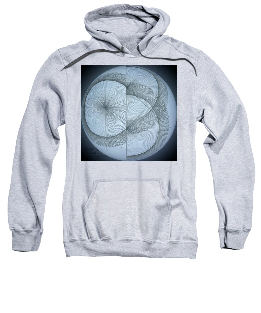 Photon Sweatshirt featuring the drawing Photon Double Slit Test #1 by Jason Padgett