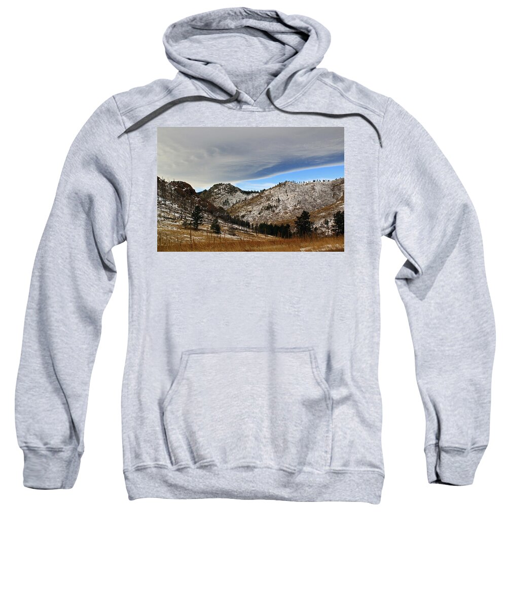 Landscape Sweatshirt featuring the photograph Winter Is Coming by Jennifer Robin