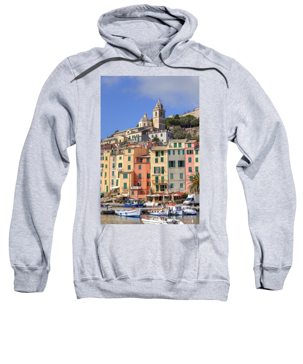 Porto Venere Sweatshirt featuring the photograph Porto Venere #13 by Joana Kruse