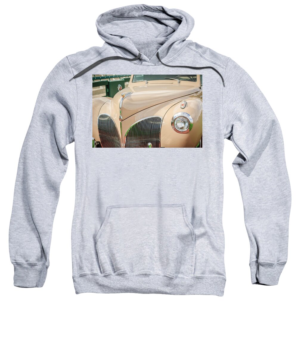 1941 Lincoln Continental Sweatshirt featuring the photograph 1941 Lincoln Continental -0297c by Jill Reger