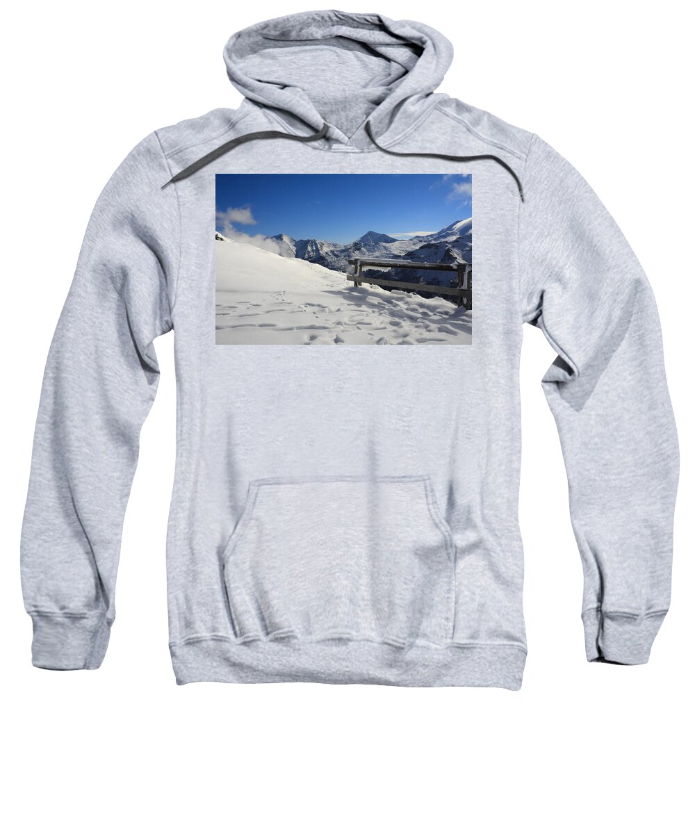 Austria Sweatshirt featuring the photograph Austrian Mountains #2 by Sue Leonard