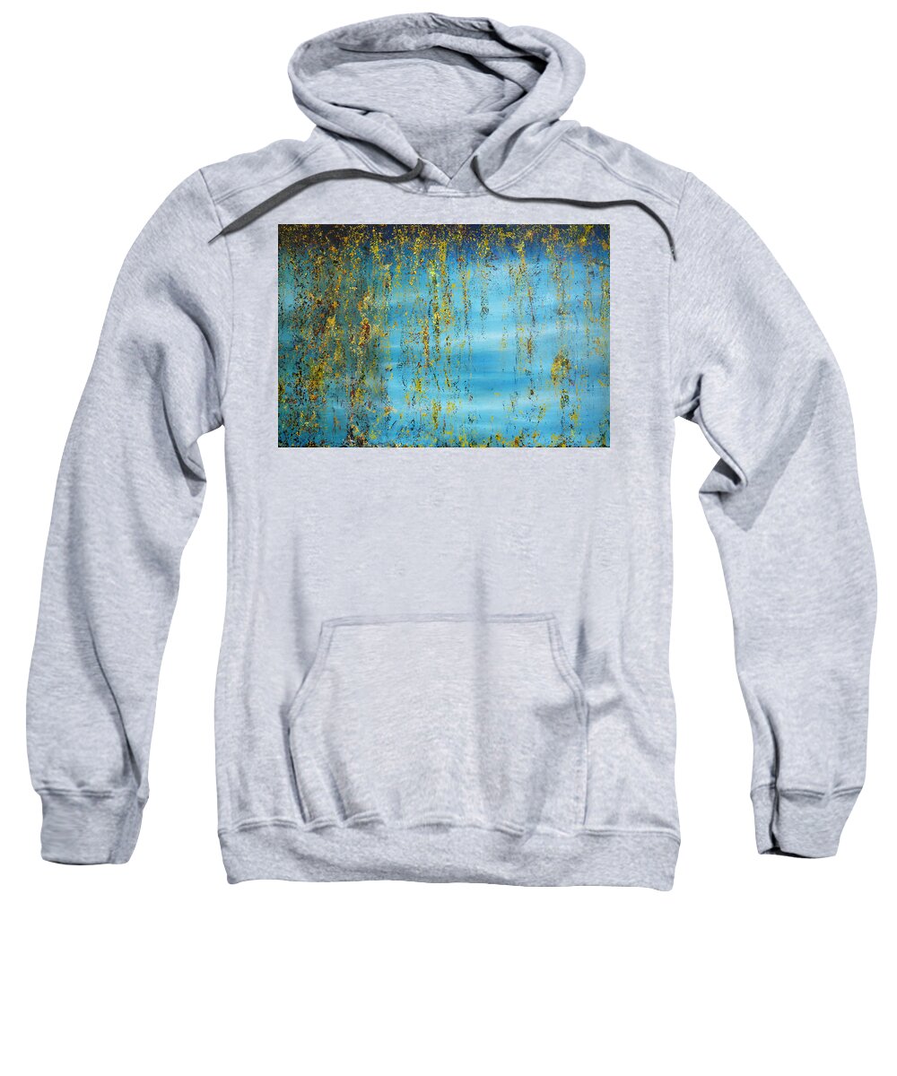 Derek Kaplan Art Sweatshirt featuring the painting Got My Own Sunshine #3 by Derek Kaplan
