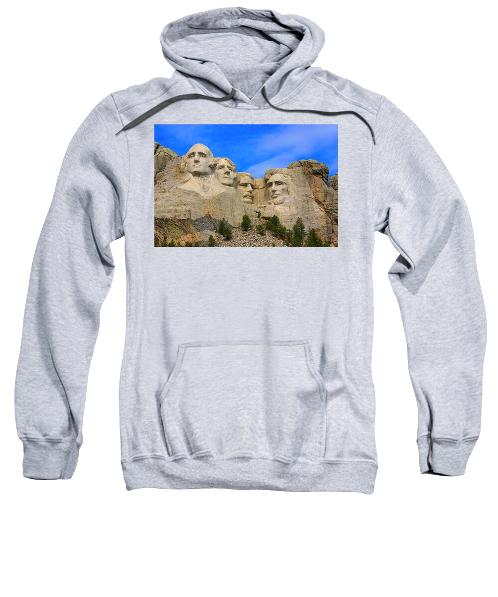 Mount Rushmore Sweatshirt featuring the photograph Mount Rushmore South Dakota #2 by Amanda Stadther