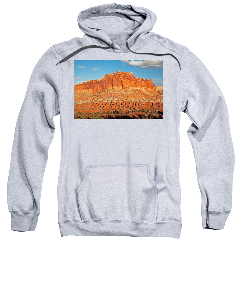 Autumn Sweatshirt featuring the photograph The Goosenecks Capitol Reef National Park #2 by Fred Stearns