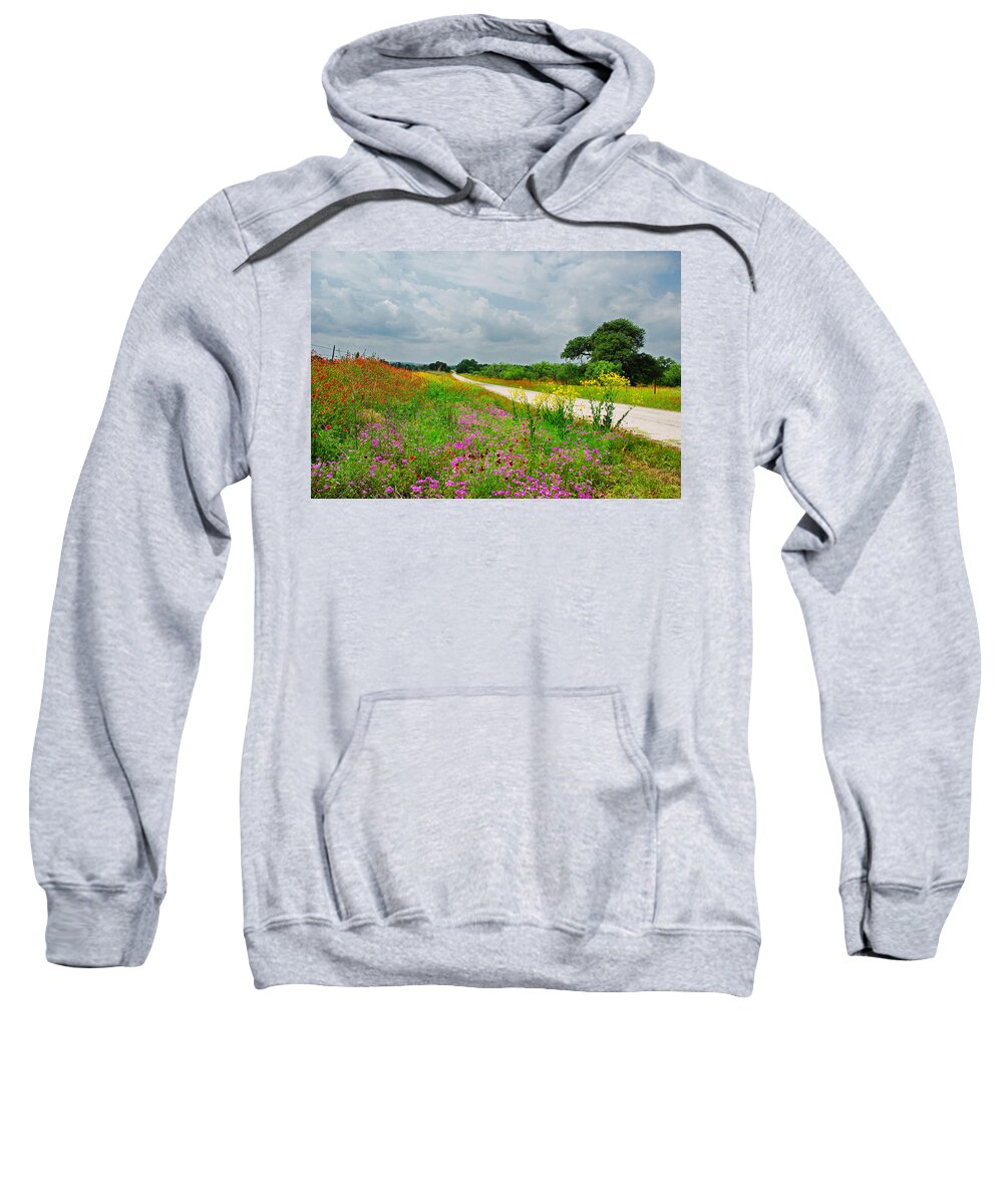 Landscape Sweatshirt featuring the photograph Wildflower Wonderland #2 by Lynn Bauer