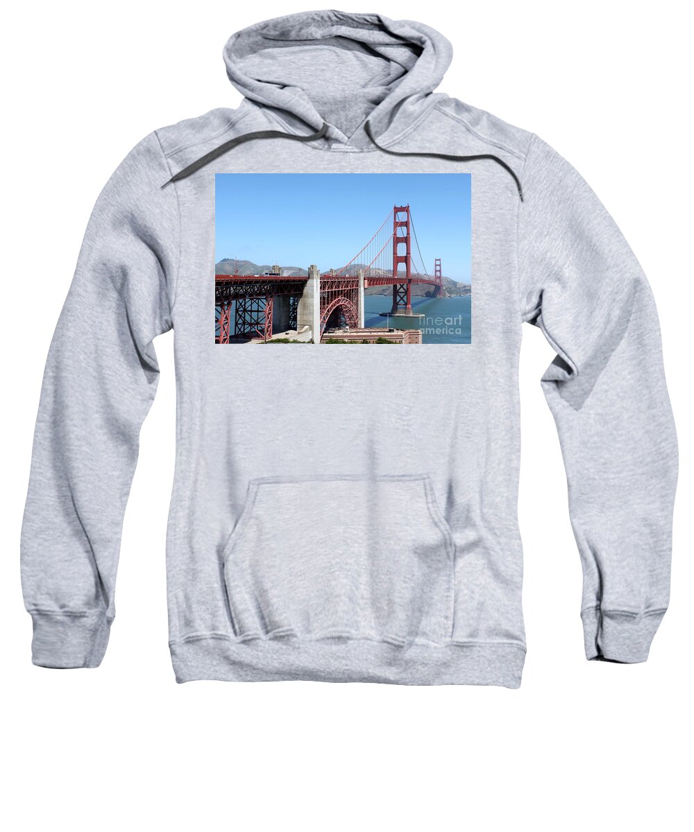 Golden Sweatshirt featuring the photograph Golden Gate #4 by Henrik Lehnerer