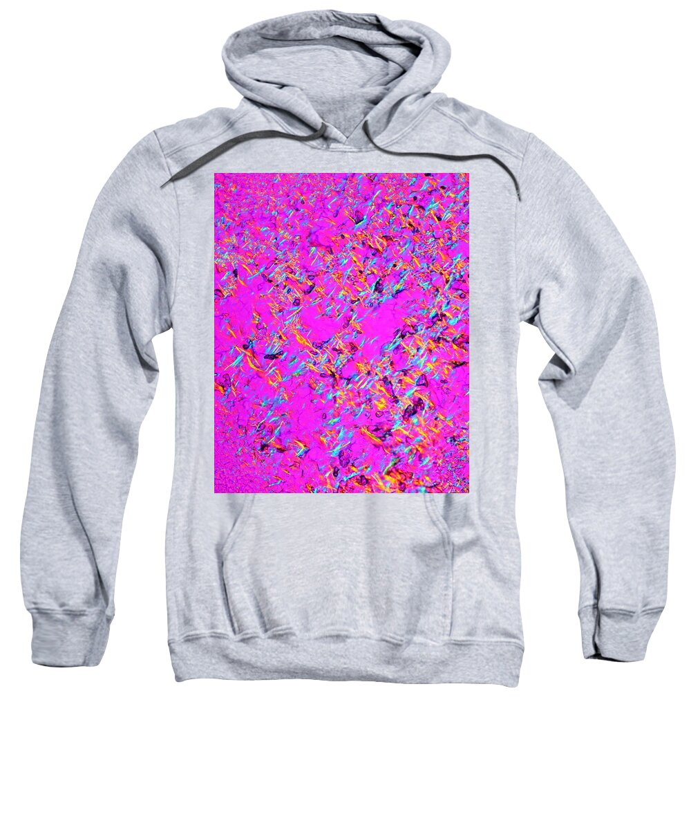 Crystals Sweatshirt featuring the photograph A Dab Will Do Ya by Hodges Jeffery
