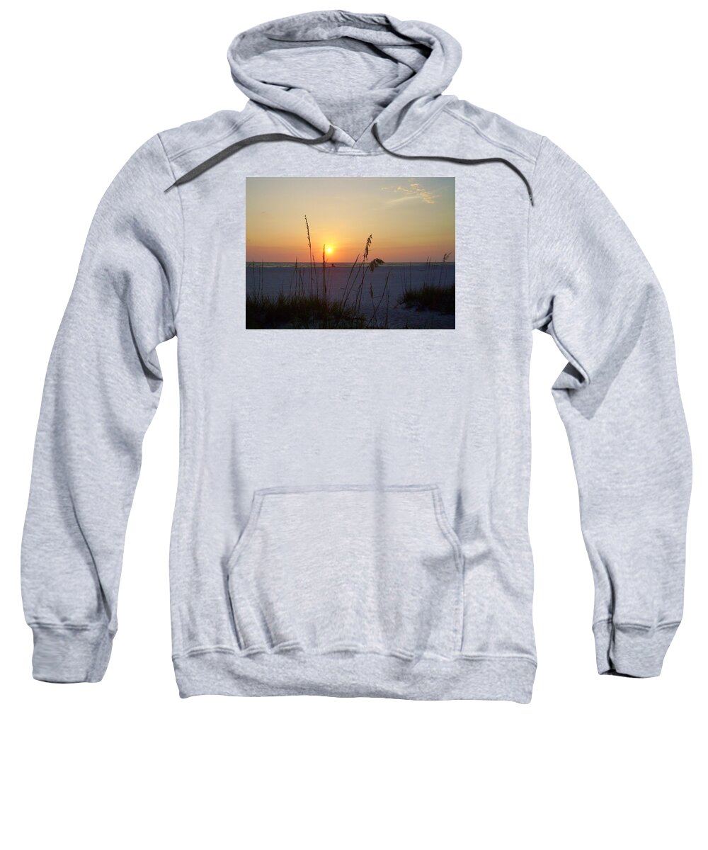 Ocean Sweatshirt featuring the photograph A Florida Sunset by Cynthia Guinn