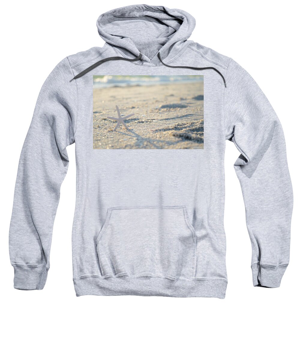 Beach Sweatshirt featuring the photograph A Gentle Thought by Melanie Moraga