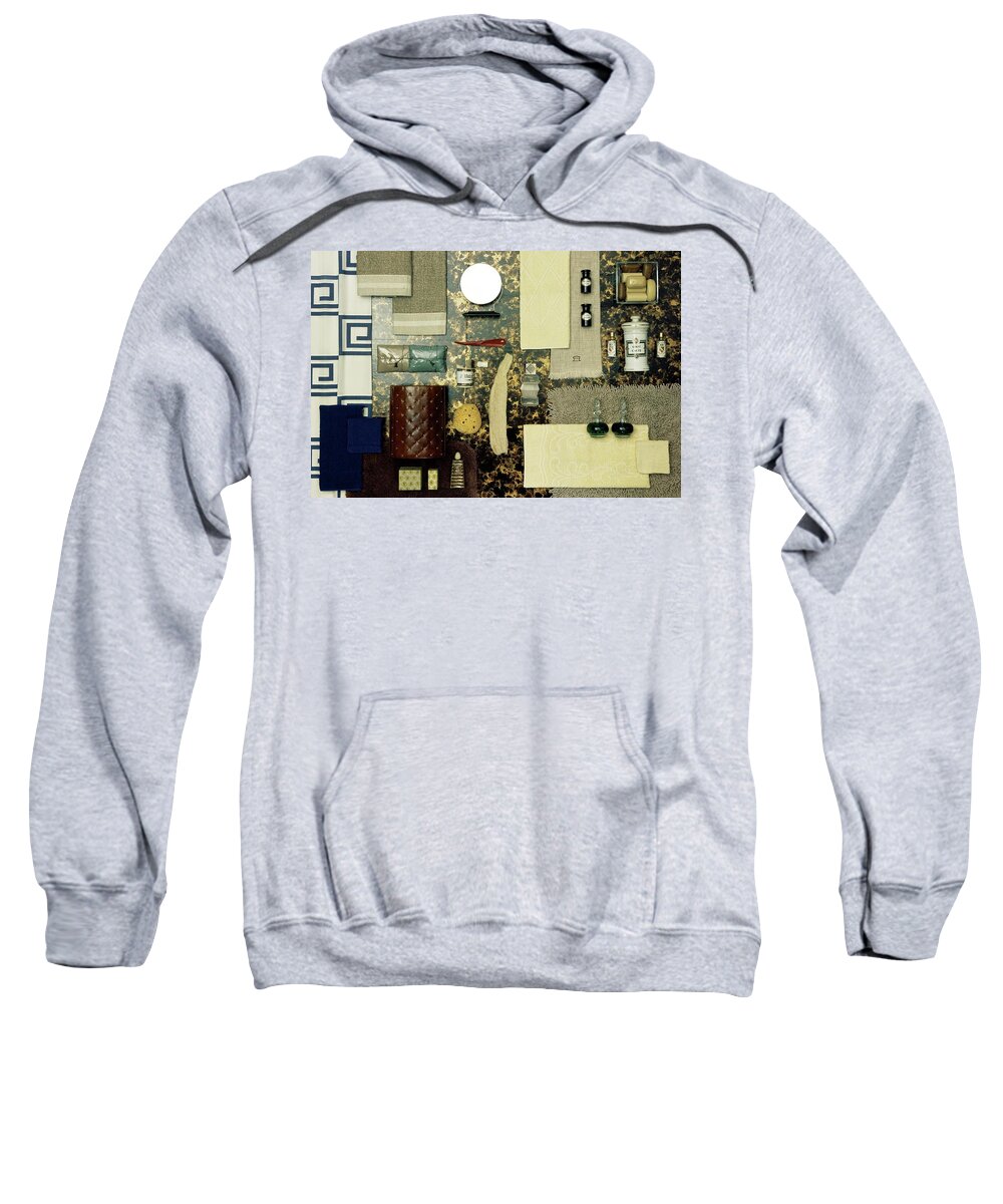 Studio Shot Sweatshirt featuring the photograph A Group Of Household Items by Geoffrey Baker