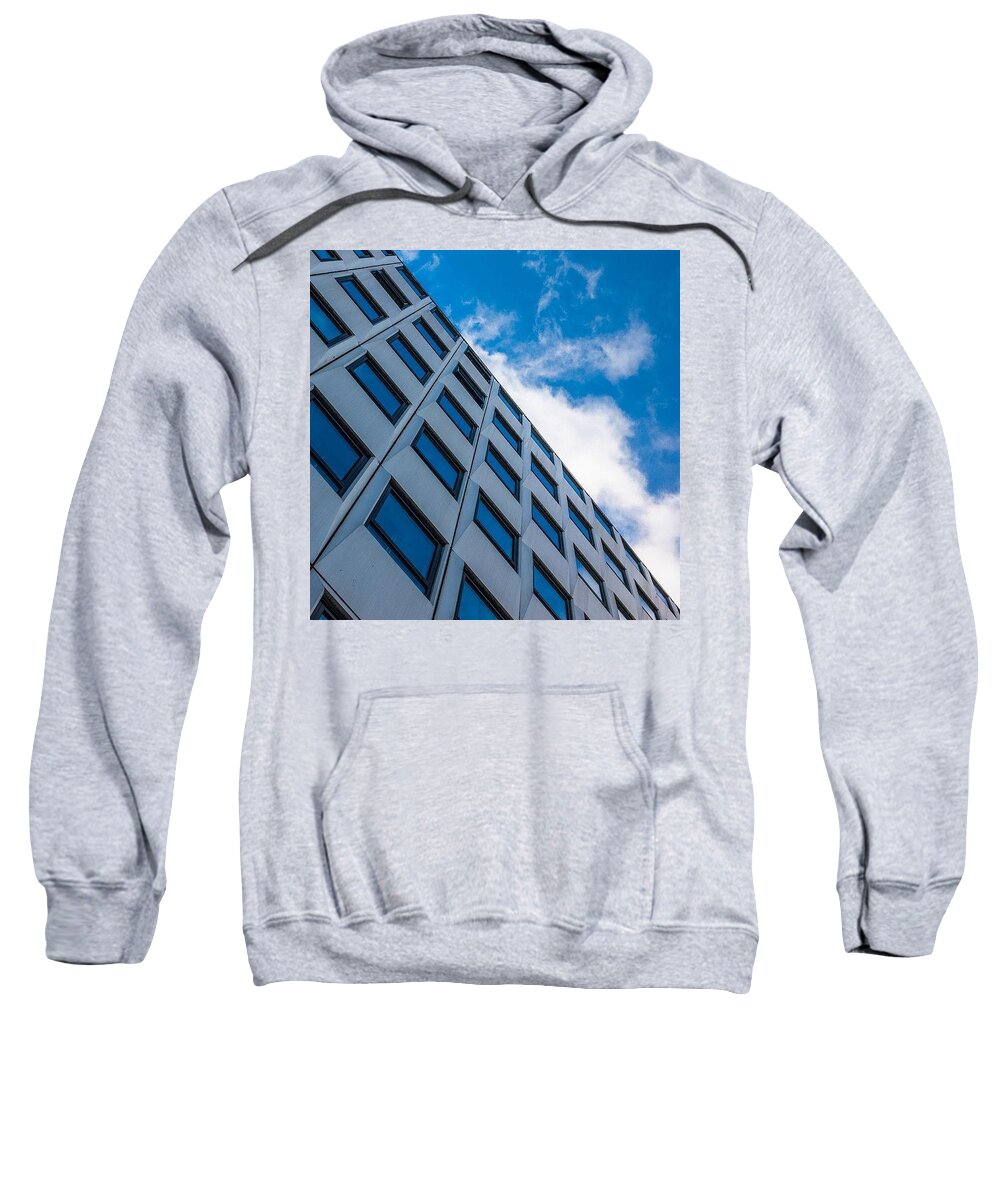 Blue Sweatshirt featuring the photograph Abstract by Aleck Cartwright